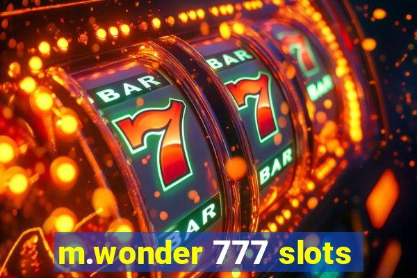 m.wonder 777 slots